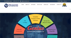 Desktop Screenshot of pramodsoftware.com